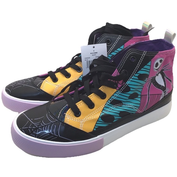Disney Unisex Nightmare Before Christmas High Top Lace Up Sneaker Size 9 (10W) - Picture 11 of 14
